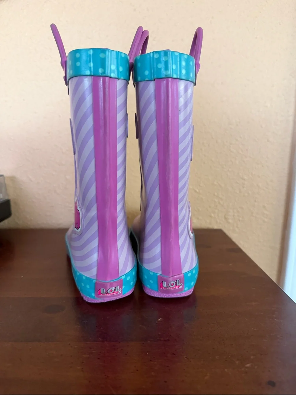 L.O.L. Surprise! Purple & Teal Girls' Character Rain Boots size 13/1